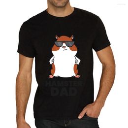 Herren-T-Shirts Retro-Hemster Hamster Dad lustiger Papa-Ringer Cartoon Kawaii Anime Harajuku T-Shirt