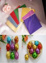 Whole 100pcs New Candy Chocolate Sweets Confectionary Square Foil Wrapper Package Paper 88cm dp6714712488297