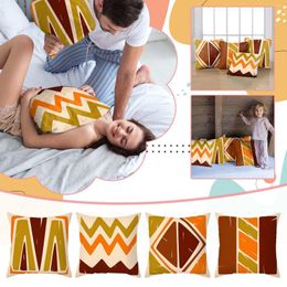 Pillow Case 45 45cm Geometric Cushion Cover Abstract Printed Polyester Throw Art Pillowcase Square Home Decor #t2p