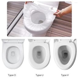 Toilet Seat Covers 100pcs Disposable Cover Mat Cushions Portable Health Paper Pad For Travel Camping Bathroom Accessiories