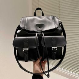luxury backpack women designer backpacks purse leather back pack Fashion Lightweight Black Bookbags Student Shoulder Bags Handbags 220819/230109