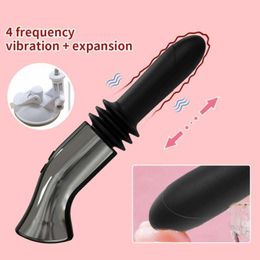 Beauty Items sexy Machines Retractable Dildo Wireless Vibrating Massager G-spot Insertion Masturbator Heated Adult Toy For Women Anal Plug