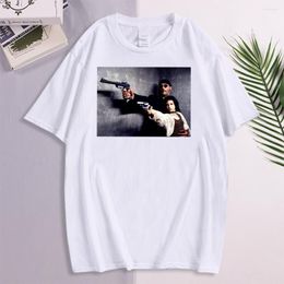 Men's T Shirts Men Shirt This Killer Is Not Too Cold And Starring Printed Tshirt Male Harajukua Style Casual Slim Tees Round Neck Tops