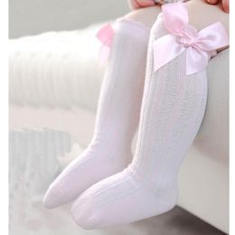 Socks Born Baby Girls Summer Spring Mesh Kids Bow Knee Tube Sock Sokken Princess Infant