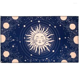 Table Cloth Rectangle Altar Sun & Star Divination Tapestry Witchcraft Astrology Linen For