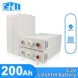 Rechargeable Lifepo4 Battery 3.2V 200AH Solar Lithium Iron Phosphate Cell for 12V 24V 48V Boat Golf Cart RV Forklift