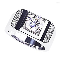 Cluster Rings Design Domineering Moissanite Ring Trend Time Diamond Jewelry