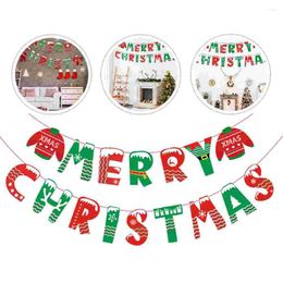 Christmas Decorations 1Pc Funny Fashion Hanging Flag Decorative String Party Adornment