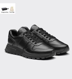 Top Design 23F/W Prax 01 Men Sneakers Shoes White Black Brush Leather Trainers Discount Comfort Mesh Fabric Technical Skateboard Men's Miky Casual Walking