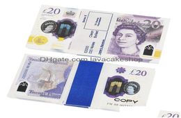 Other Festive Party Supplies Prop Money Toys Uk Pounds Gbp British 10 20 50 Commemorative Fake Notes Toy For Kids Christmas Gifts 7268783