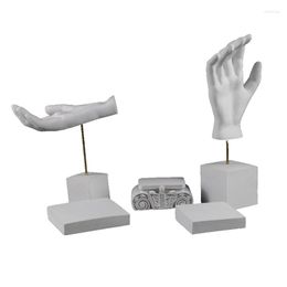 Jewellery Pouches Mannequin Hand Form Finger Display Stand Holder Bangle Watch Rack Organiser Art Supply R7RF