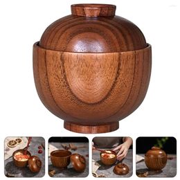 Bowls Bowl Wood Wooden Serving Smallfoodlids Rice Miso Soup Dessert Nut