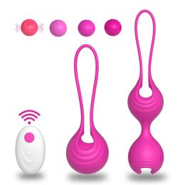 Beauty Items Tighten Vibrating Ben Wa Vagina Muscle Trainer Kegel Ball Vibrator Egg Intimate sexy Toys for Woman Vaginal Adults Women