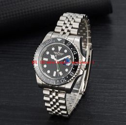 13 Style Classic Men's Watch GMT II 126710 40mm Black Dial Ceramic Bezel Automatic mechanical movement montre de luxe full stainless steel