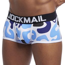 Underpants Sexy Mens Underwear Boxer Trunks Gay Penis Pouch Home Sleepwear Camouflage Man Shorts Calzoncillos