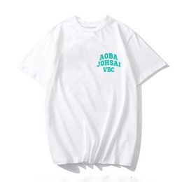 Camisetas para hombres Haikyuu aoba Johsai VBC Camisa de uniforme Hombres Kawaii Top de verano Cartoon Karate Graphic Tees Tee Unisex Harajuku Masculino