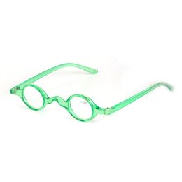 Sunglasses Female Vintage Round Mini Reading Glasses Small Plastic Eyewear Frame Women Men Presbyopic 1.5-3.5 R134