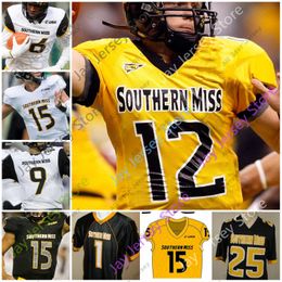 Football Jerseys Southern Mississippi Football Jersey NCAA College Jack Abraham Kevin Perkins De'Michael Harris Quez Watkins Jones Whittington Turner Thomas