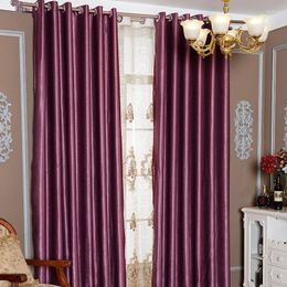 Curtain Custom Made Brand Shading Cotton Luxury Flocked Linen Blackout For Living Room Bedroom Window Curtains 20 Colors