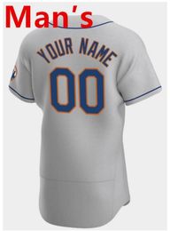 New S-4xl Custom Francisco Lindor Baseball Jersey Senga NY Brandon Nimmo Mets Pete Alonso Alvarez Mcneil Edwin Diaz Darryl Strawberry Omar Narvaez Men Women Y 590