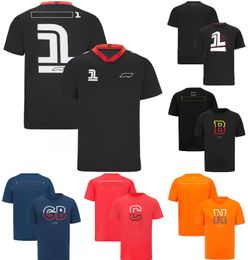 2023 Футболка F1 Formula 1 Racing Extreme Sports Быстросохнущие дышащие футболки Летняя мужская модная футболка с принтом с коротким рукавом