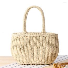 Evening Bags Handmade Straw Woven Ethnic Holiday Beach Weaving Handbags Retro Fashion Travel And Leisure Handbag