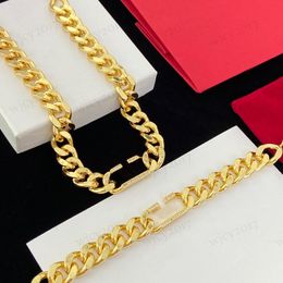 Necklaces Women Retro Chokers Embellishment Bronze Charm Chain Jewellery Fashion Brass Bracelets