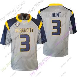 Football Jerseys Toledo Football Jersey Ncaa College Kareem Hunt Grey Size S-3xl All Ed Youth Men