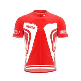 Racing Jackets 2023 INDONESIA More Style Men Classic Cycling Team Short Sleeve Bike Road Mountain Clothing Outdoor Jersey