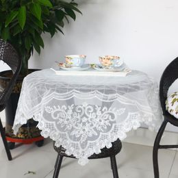 Table Cloth 2023 Lace Embroidered Tablecloth TV/Refrigerator/ Washing Machine/Air Conditioner/Bedside Cupboard Dust Cover