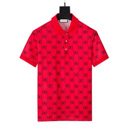 Mens Stylist Polo Shirts Luxury Italy Men Clothes Short Sleeve Fashion Casual Men's Summer T Shirt Many colors are available Size 2023