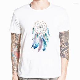 Men's T Shirts Summer Mans Short Sleeve Shirt Men Feather Printing T-shirt Stretch Colourful Graphic Solid Harajuku Streetwear