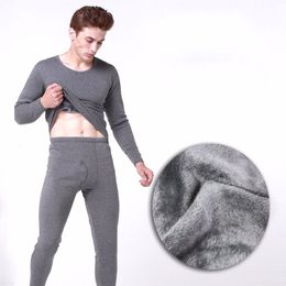 Men's Thermal Underwear Long Johns For Male Winter Thick Thermo Sets Clothes Momen Keep Warm 4XL 230109