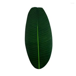 Table Mats Large Artificial Tropical Banana Leaves Hawaiian Luau Party Jungle Beach Theme Decorations For Decoration