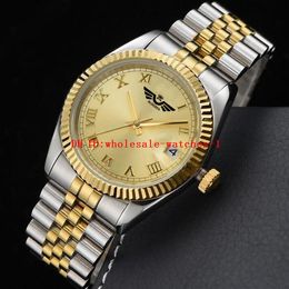 20 Style Classic Men's Watch 36mm 41mm 116233 Gold Dial Automatic Mechanical Watches Wristwatches montre de luxe gift Stainless Steel Two Tone Gold