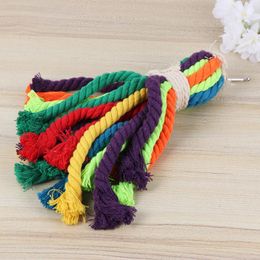 Curtain & Drapes Bird Cotton Rope String Funny Hanging Parrot Chewing Gnawing For Random Colour