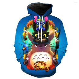 Men's Hoodies Spring Autumn Cartoon S To 3xL Loose Workout Casual Sweatshirts 6 Patterns