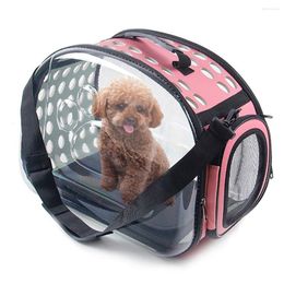 Dog Car Seat Covers Full Transparent Pet Bag Cage Breathable Warm Fashion Convenient Package Outing Supplies