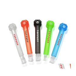 Smoking Pipes Toppuff Acrylic Bong Portable Screwon Water Pipe Glass Hand Tobacco Hookah Drop Delivery Home Garden Household Sundrie Dhtvz