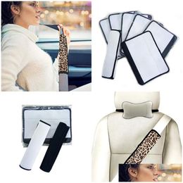 Other Festive Party Supplies Sublimation Blanks White Diy Car Seat Belt Er Neoprene Comfortable Replacement Shoder Strap Pads Drop Dh4Qs
