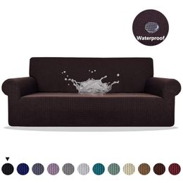 Chair Covers Meijuner Sofa Cover Waterproof Solid Colour High Stretch Slipcover All-inclusive Elastic Couch For Dining Room