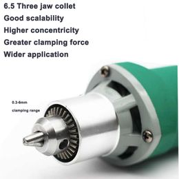 6.5mm High Speed 500W Mini Electric Drill Variable Speed Engraving Polisher Machine Wood Carving Rotary Tool Milling Cutter Rasp File Etc