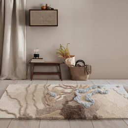 Carpets Sand Color Handmade 3D Area Rug Nordic Style Runner Decoration Living Room Bedside Floor Mat