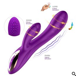 Beauty Items New Arrivals Silicone Rabbit Vibrator for Women Clitoris Massage G Spot Finger Stimulation Female Masturbation sexy Toy