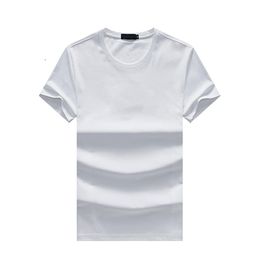 Men's TShirts 209 Europe Size Solid Colour 100 Cotton T Shirt Mens Black White Tshirts Summer 230109