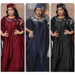 Ethnic Clothing Fashionable Muslim Women Long Skirt Bat Sleeve Kaftan Moroccan Abaya Costume Mosque Ramadan Prayer