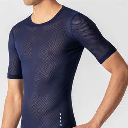 Racing Jackets 2023 Update Pro Cycling Base Layer Men Superlight Mesh Outdoot Sports Breathable Underwear Road Bike Shirt