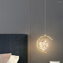 Pendant Lamps Bedside Small Droplight Bar Creative Double-Headed Living Room Designer Recommended Simple Modern Bedroom