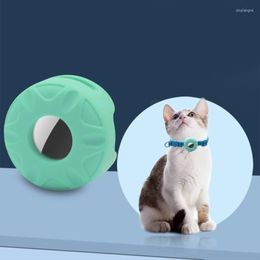 Dog Collars Protective Silicone Case For Collar Anti-Scratch Lightweight Secure Holder AirTags Pet