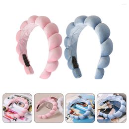 Bandanas Headband Face Spa Hairwashing Puffy Padded Headbands Makeup Skincare Bands Women Hairband Wide Hoop Girl Yoga Elegantstylish